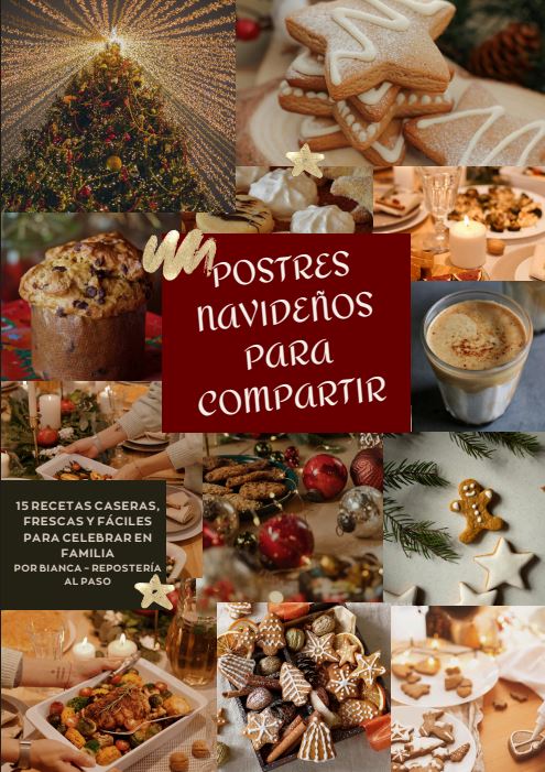 RECETAS DULCES PARA LA MESA DE NAVIDAD - 15 POSTRES AL PASO